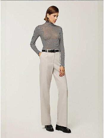 Pantalon de costume à jambe droite