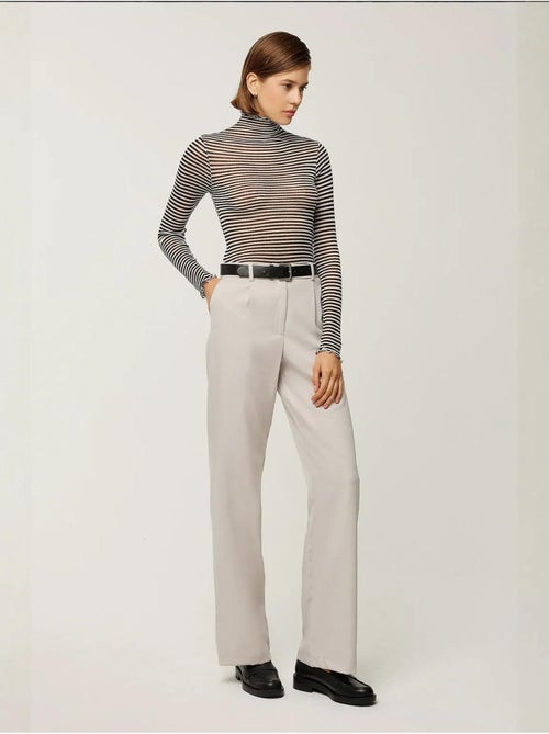 Pantalon de costume à jambe droite - Kiabi