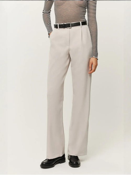 Pantalon de costume à jambe droite - Kiabi