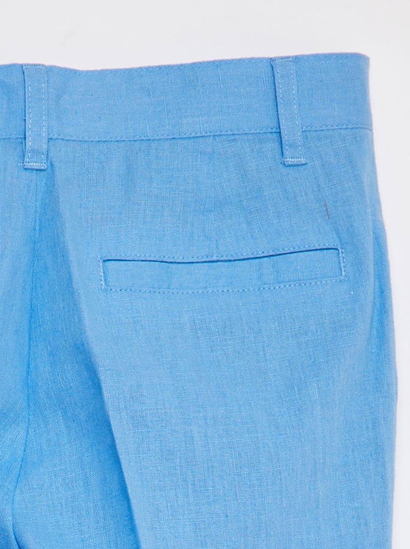 Jean Garçon Taille 12-13 Ans - Coupe Skinny Bleu Brut Avec Ceinture Ajustable - Occasion Très Bon État (TBE)