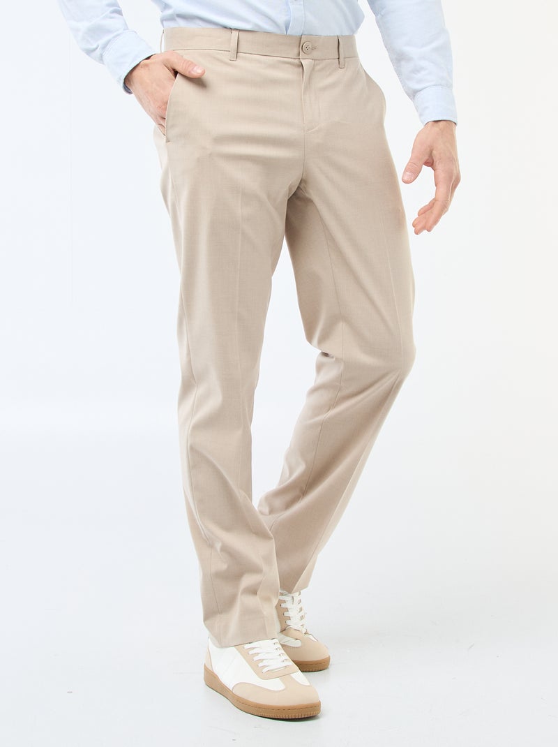 Pantalon de costume Beige - Kiabi
