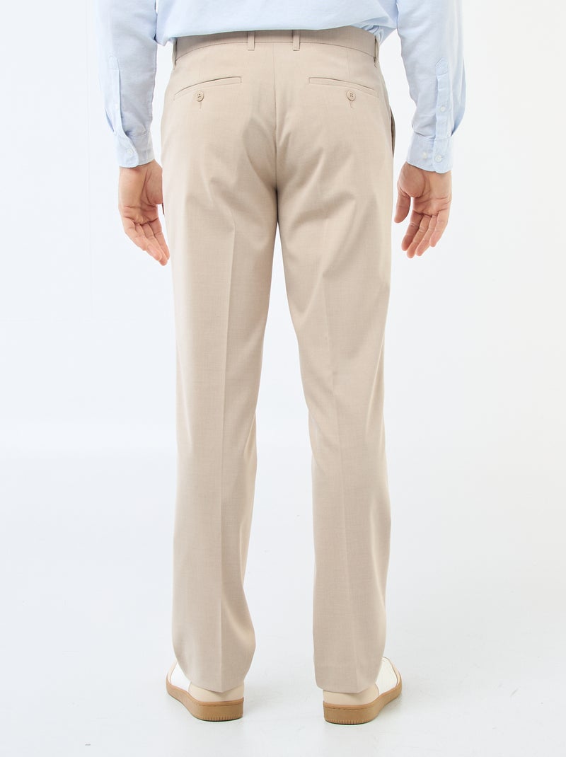 Pantalon de costume Beige - Kiabi