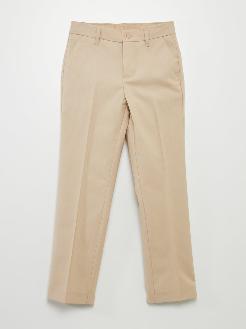 Pantalon de costume Beige - Kiabi