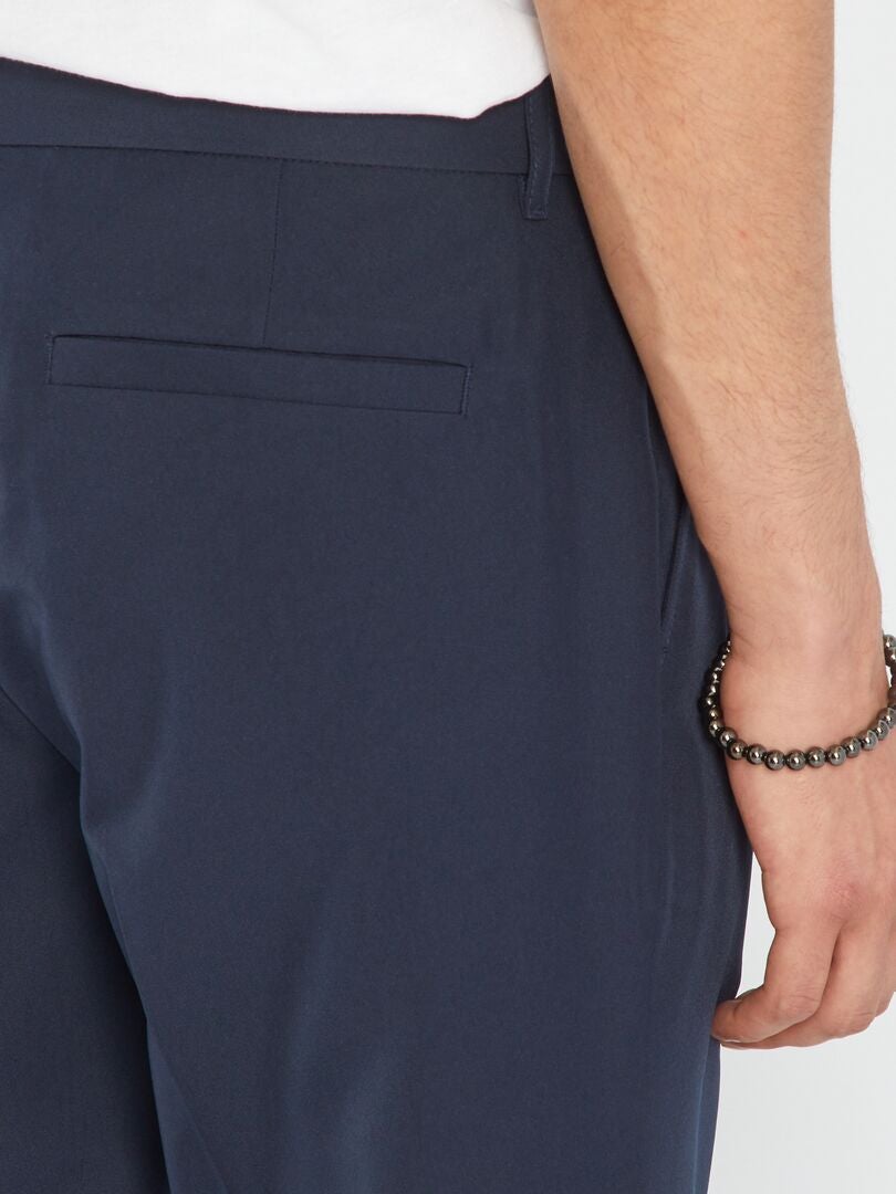 Pantalon de costume bleu marine - Kiabi