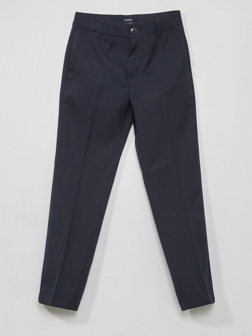 Pantalon de costume bleu marine - Kiabi
