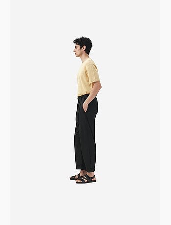 Pantalon de costume coton lin giesto