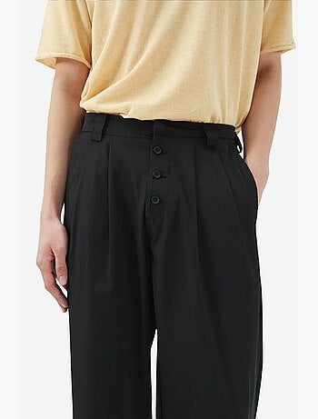 Pantalon de costume coton lin giesto
