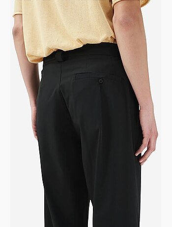 Pantalon de costume coton lin giesto