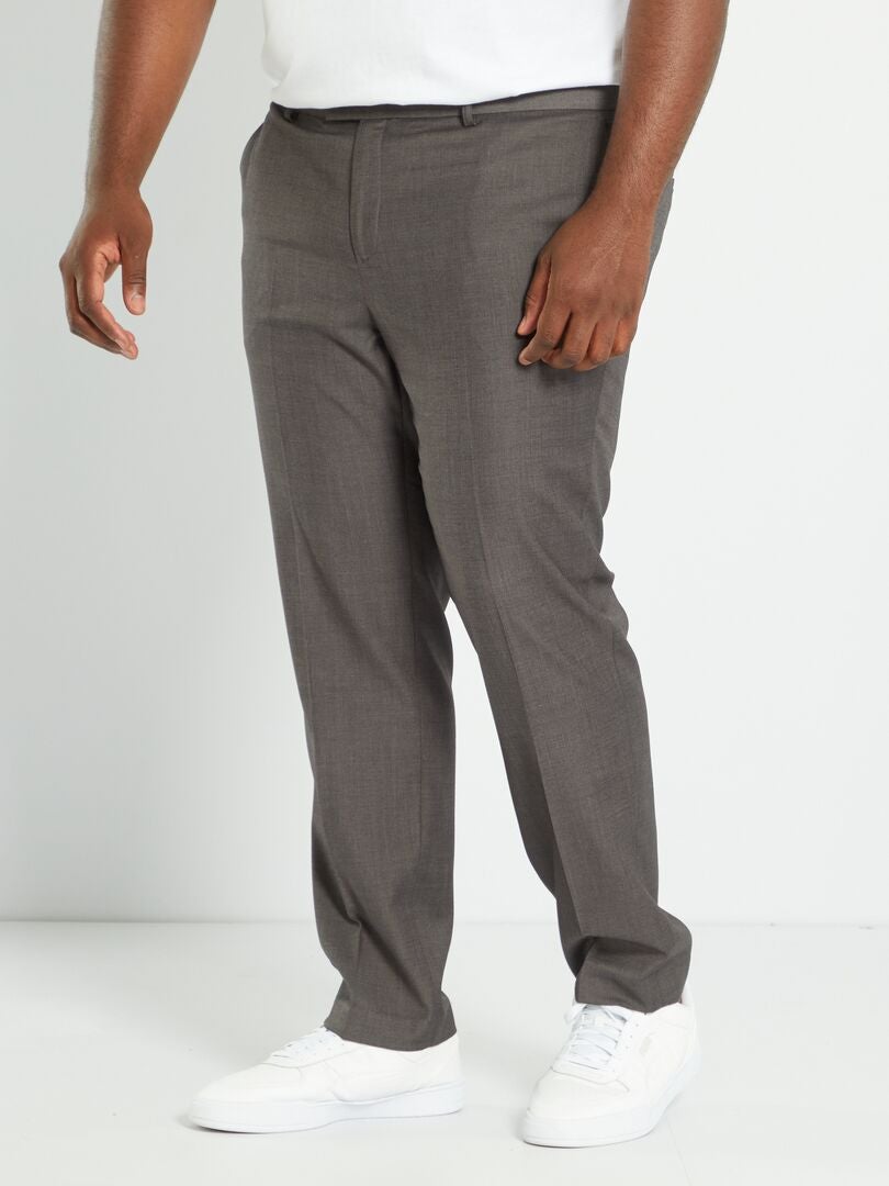 Pantalon de costume gris - Kiabi