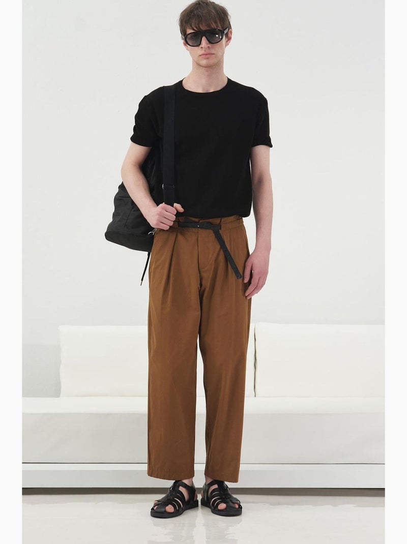 Pantalon de costume homme ajusté giesto Marron - Kiabi