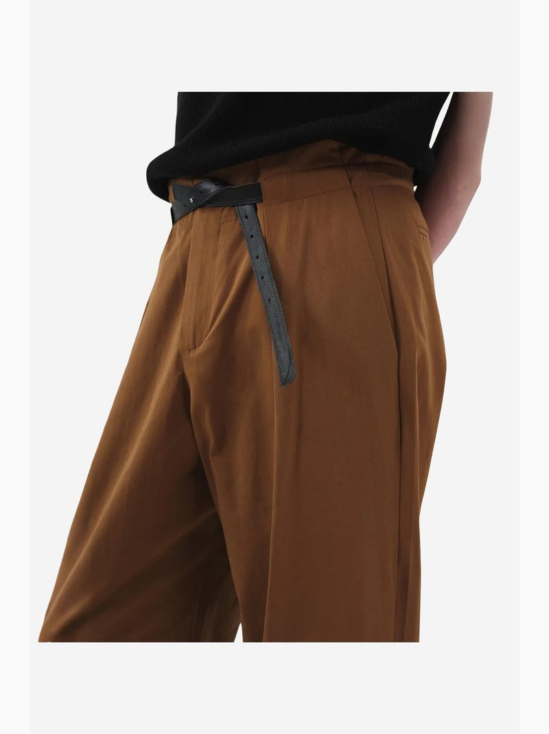 Pantalon de costume homme ajusté giesto Marron - Kiabi