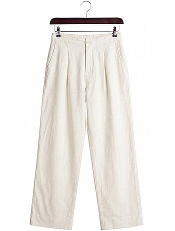 Pantalon de costume homme en coton, coupe droite giesto
