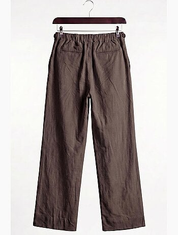 Pantalon de costume homme en coton, coupe droite giesto