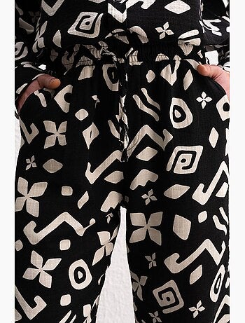 Pantalon de costume homme en coton, coupe droite giesto