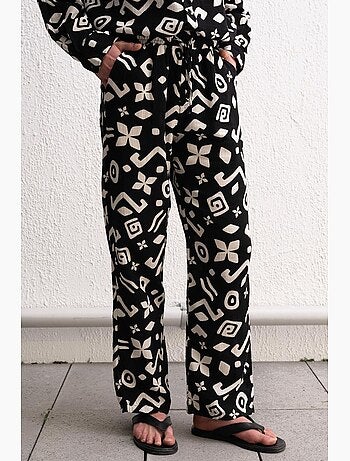 Pantalon de costume homme en coton, coupe droite giesto