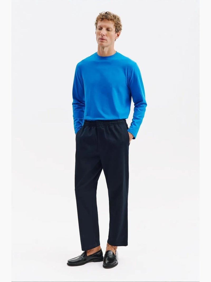 Pantalon de costume homme en coton et élasthanne giesto Noir - Kiabi