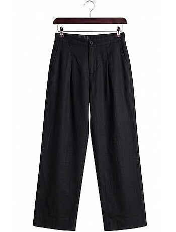Pantalon de costume homme en coton, jambe large giesto