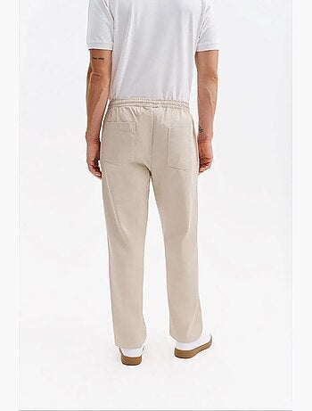 Pantalon de costume homme en coton stretch giesto