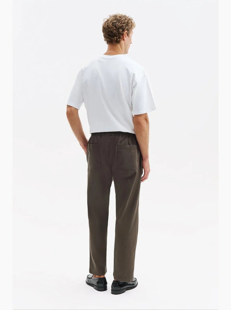 Pantalon de costume homme en coton stretch giesto Gris Noir - Kiabi