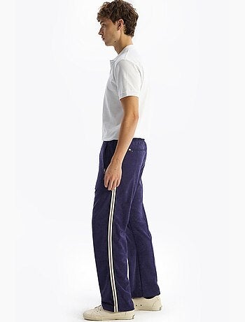 Pantalon de costume homme en maille, jambe droite giesto