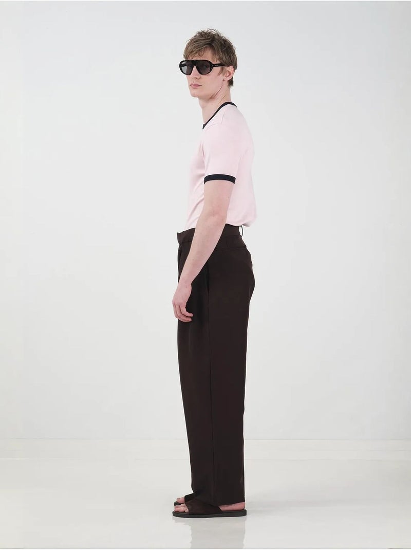 Pantalon de costume homme giesto Marron chocolat - Kiabi