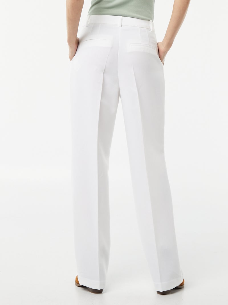 Pantalon de costume large Blanc - Kiabi