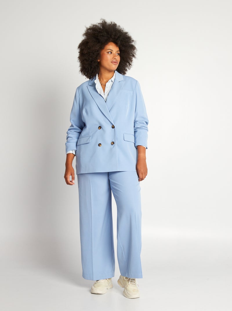 Pantalon de costume large Bleu - Kiabi