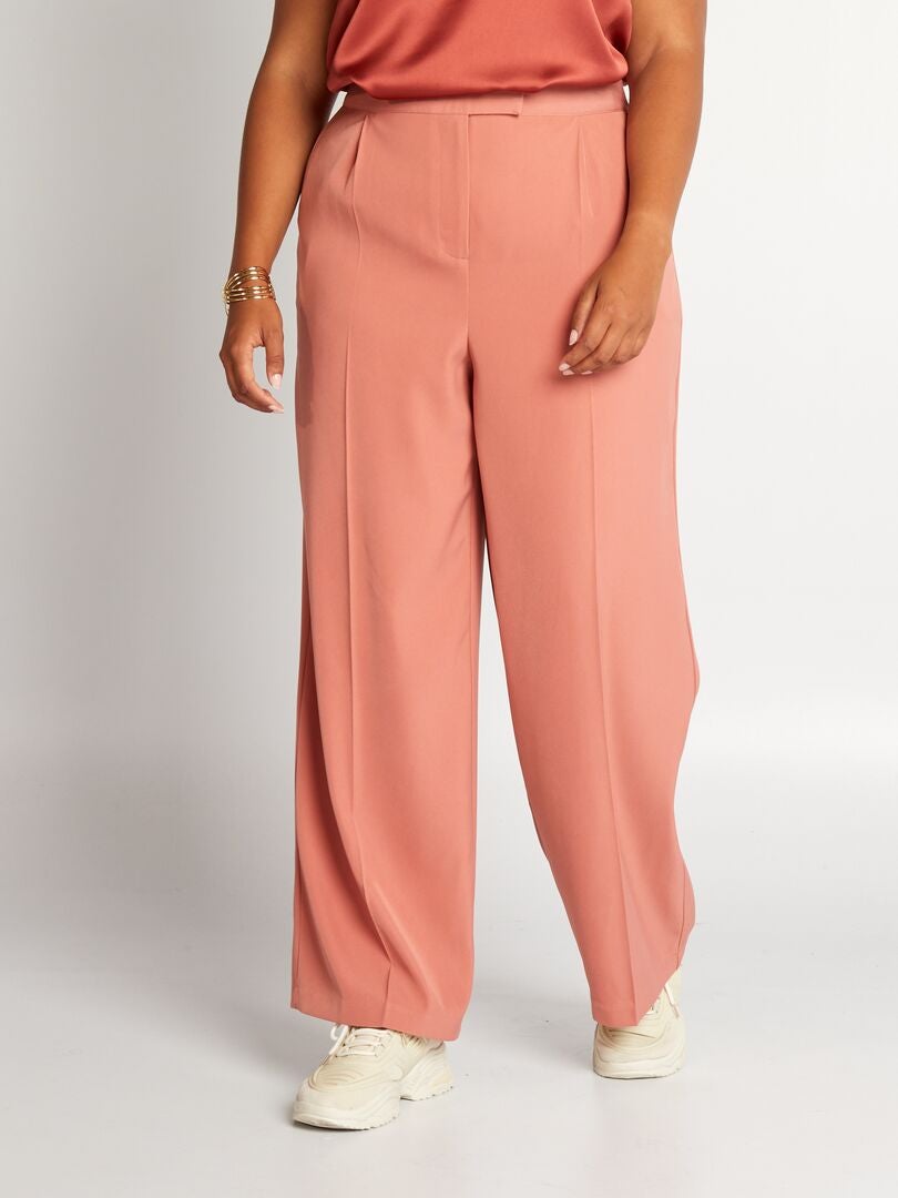 Pantalon de costume large Rose - Kiabi