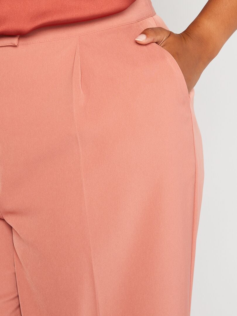 Pantalon de costume large Rose - Kiabi