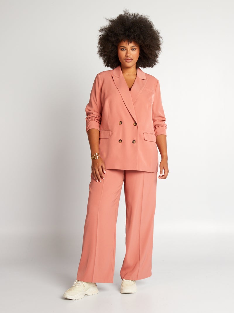 Pantalon de costume large Rose - Kiabi