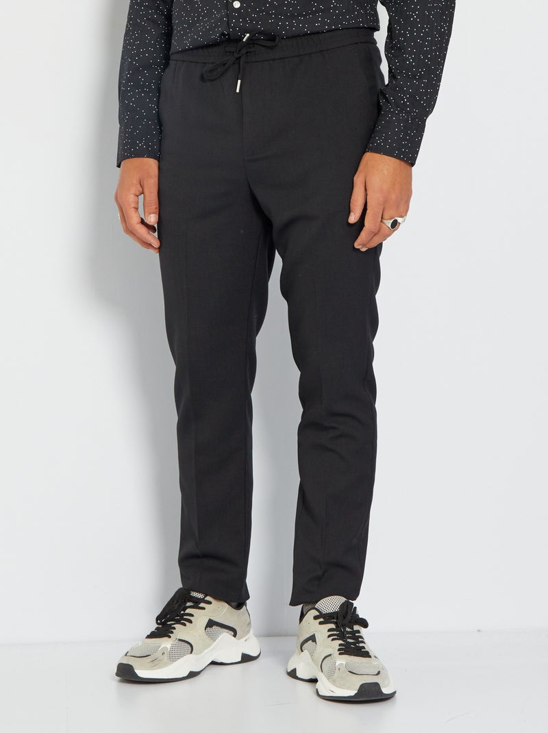 Pantalon de costume noir - Kiabi