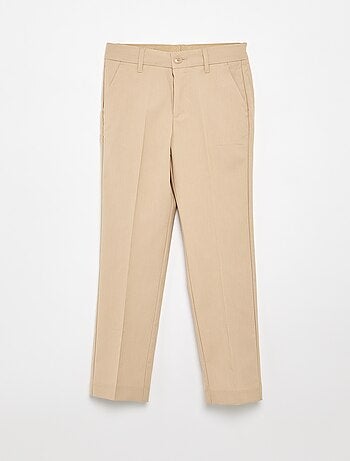 Pantalon de costume regular uni