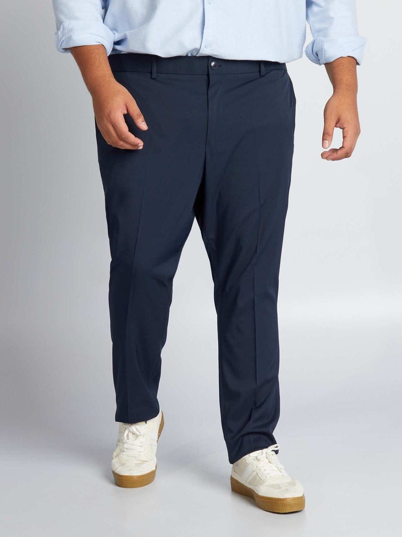 Pantalon de costume slim Bleu - Kiabi
