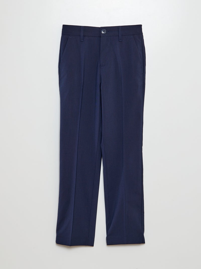 Pantalon de costume slim Bleu - Kiabi