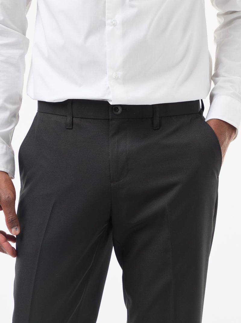 Pantalon de costume slim Noir - Kiabi