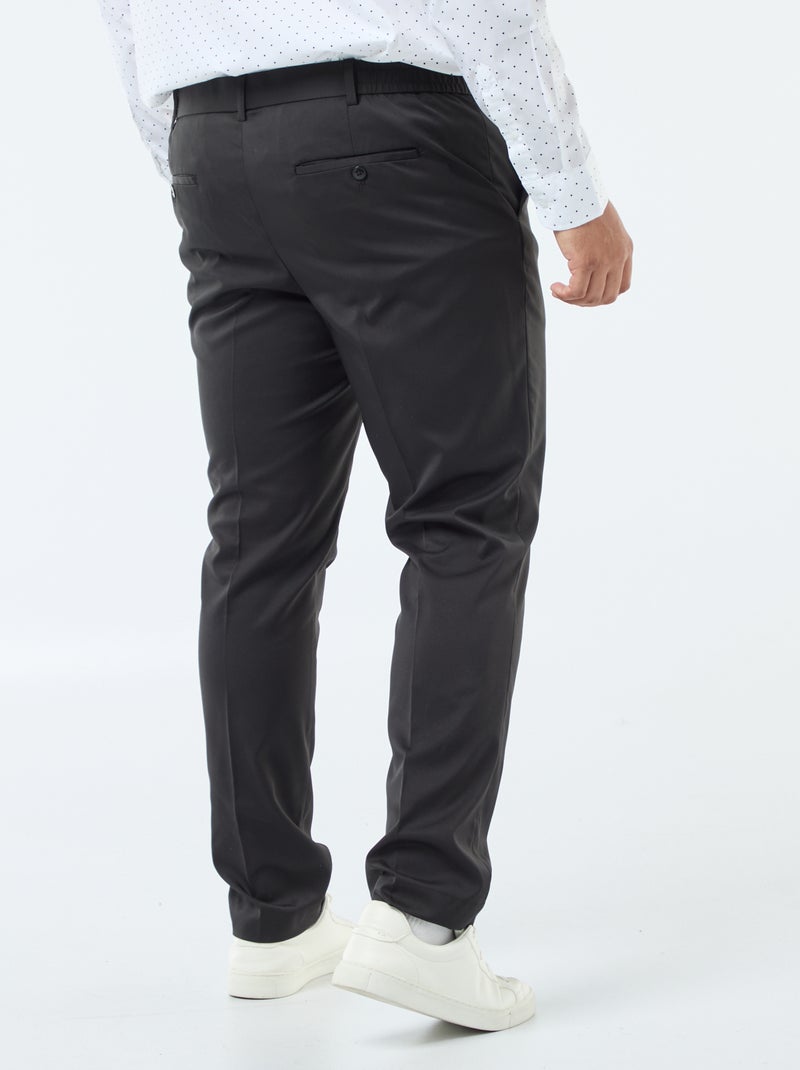Pantalon de costume slim Noir - Kiabi