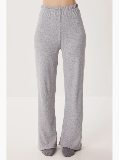 Pantalon de détente en maille à jambe large et taille mi-haute istanbul - Kiabi Pantalon de détente en maille à jambe large et taille mi-haute istanbul - Kiabi
