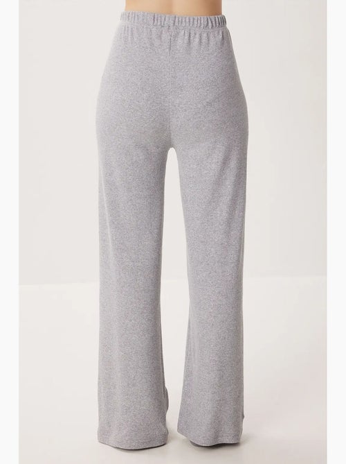 Pantalon de détente en maille à jambe large et taille mi-haute istanbul - Kiabi Pantalon de détente en maille à jambe large et taille mi-haute istanbul - Kiabi