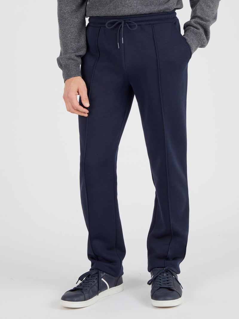Pantalon de détente en molleton - Damart Bleu marine - Kiabi