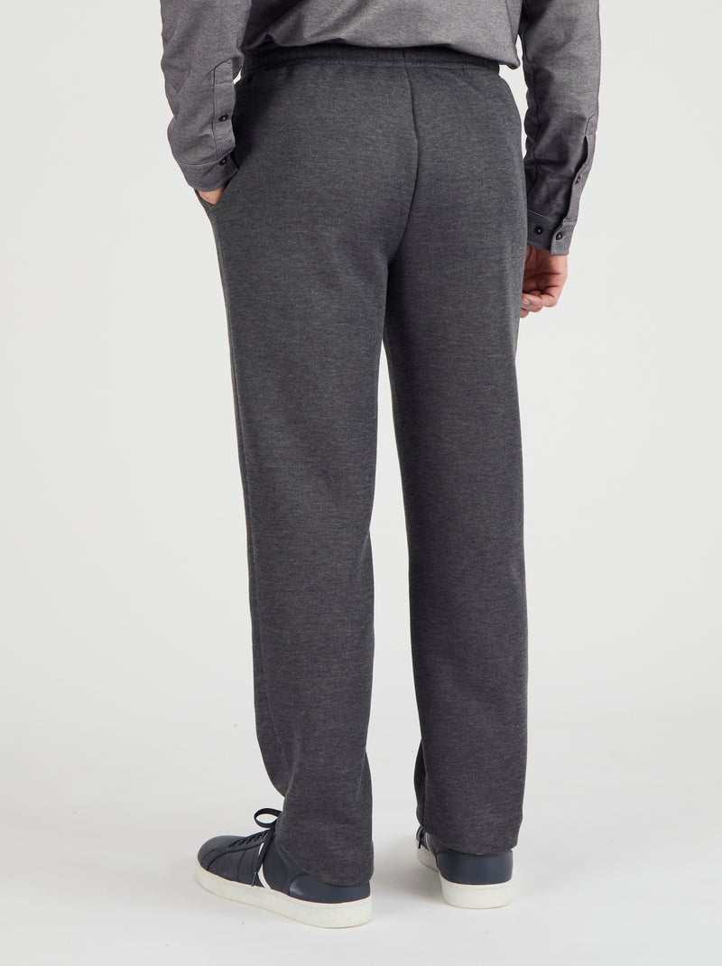 Pantalon de détente en molleton - Damart Gris - Kiabi