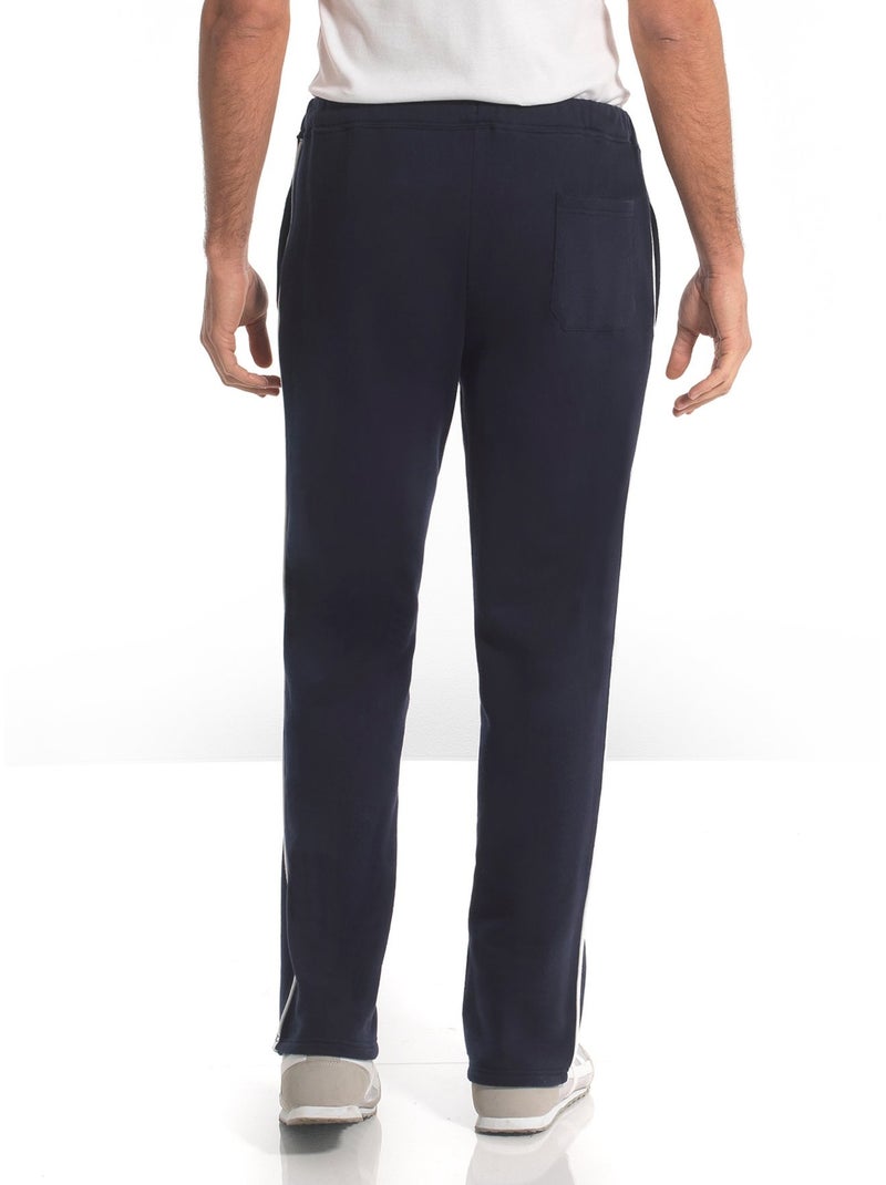 Pantalon de détente en molleton gratté - DAXON Bleu marine - Kiabi