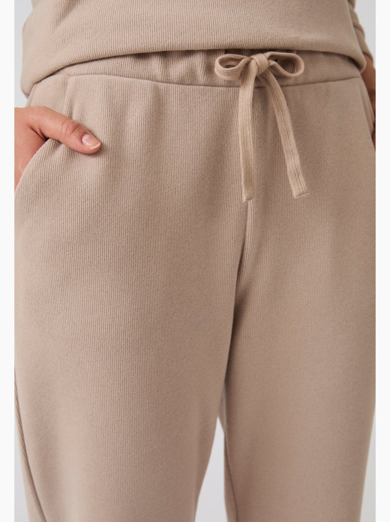 Pantalon de détente enfilable côtelé - happy d. By damart Gris - Kiabi