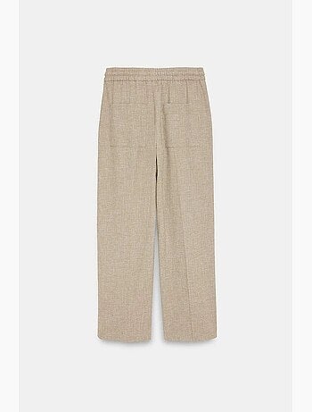 Pantalon de détente large en popeline dilvin