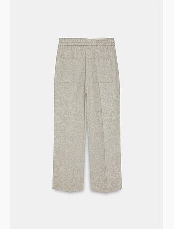 Pantalon de détente large en popeline dilvin