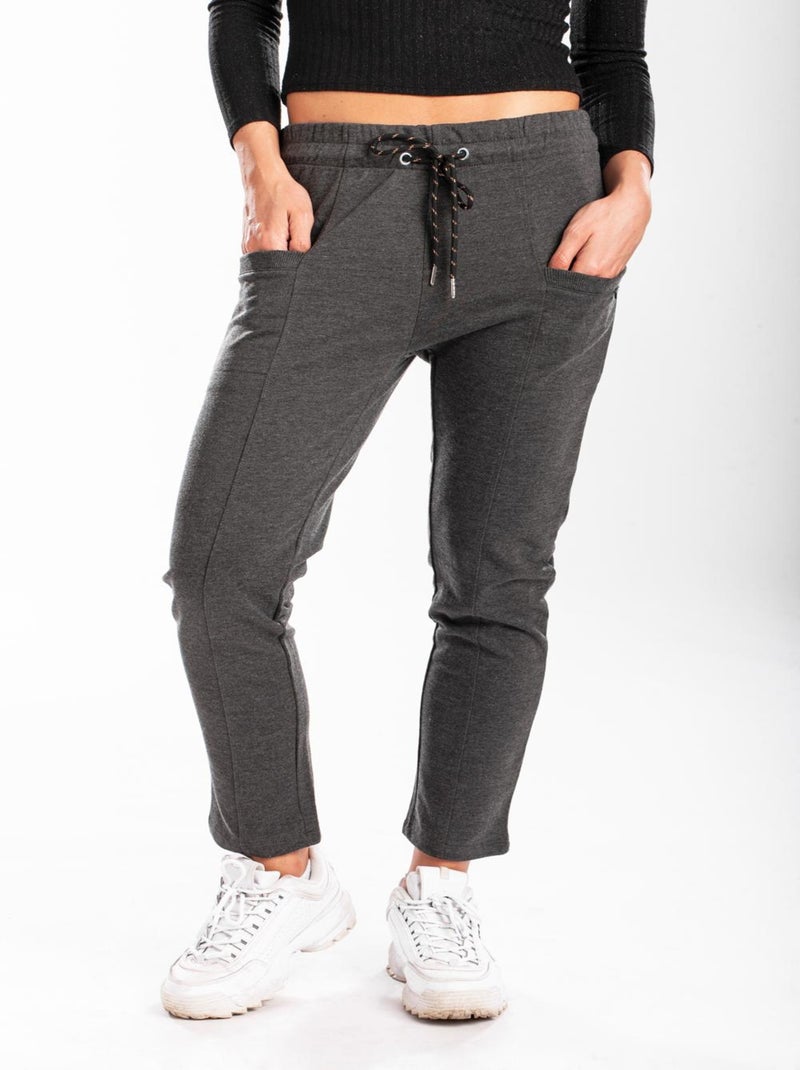 Pantalon de détente LOREN 'Rica Lewis' Gris - Kiabi