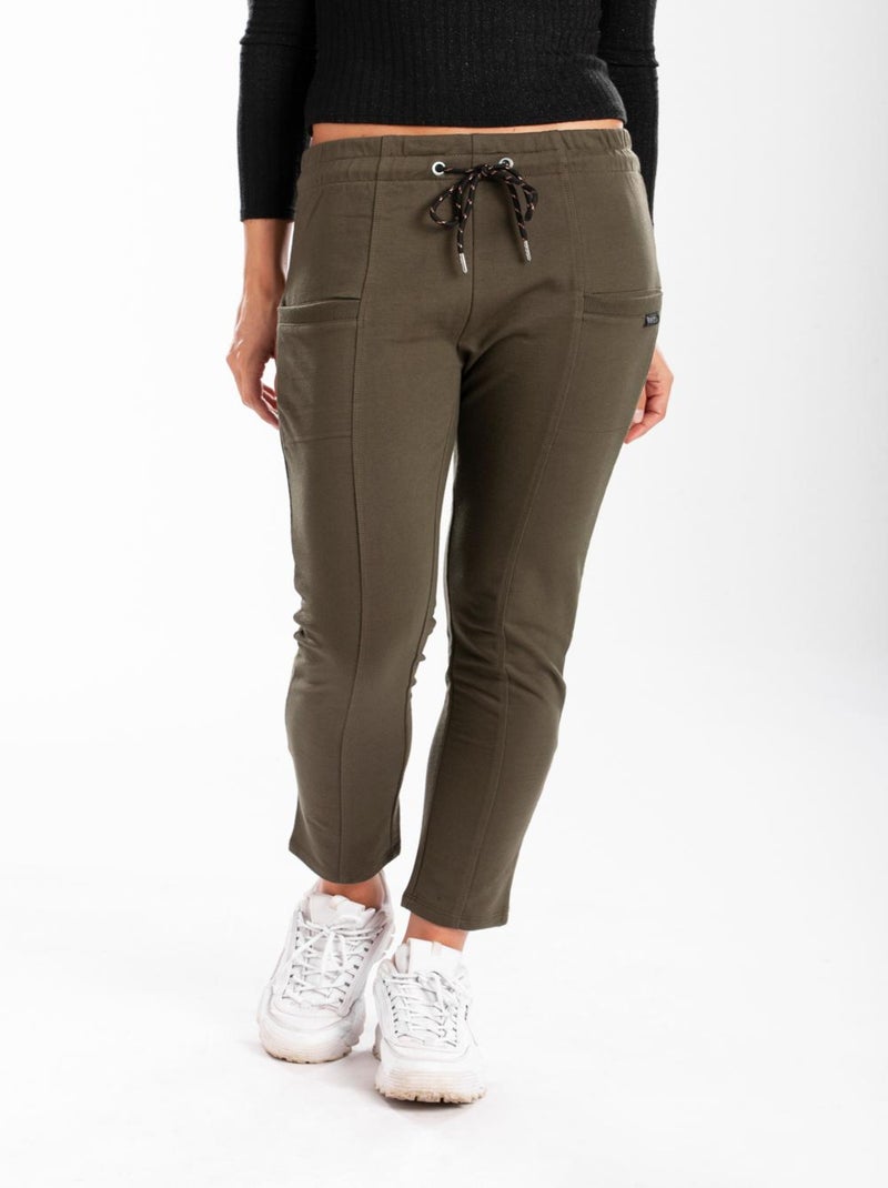 Pantalon de détente LOREN 'Rica Lewis' Kaki - Kiabi
