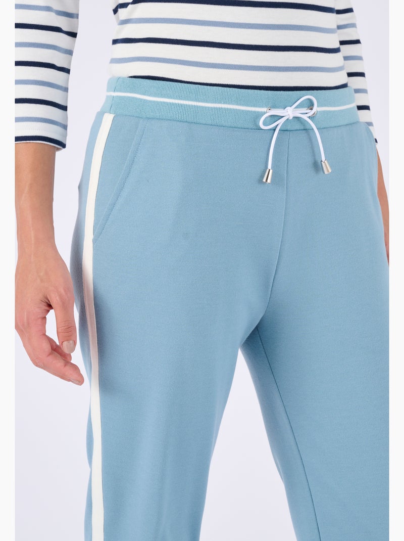 Pantalon de détente molleton intérieur bouclette - Happy D. by Damart Bleu clair - Kiabi