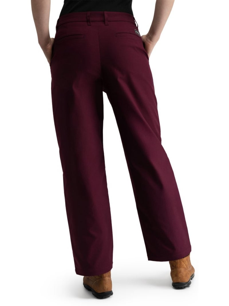 Pantalon de golf coupe droite femme golf femme iron-w cherry Rouge - Kiabi