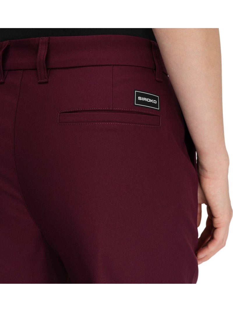 Pantalon de golf coupe droite femme golf femme iron-w cherry Rouge - Kiabi