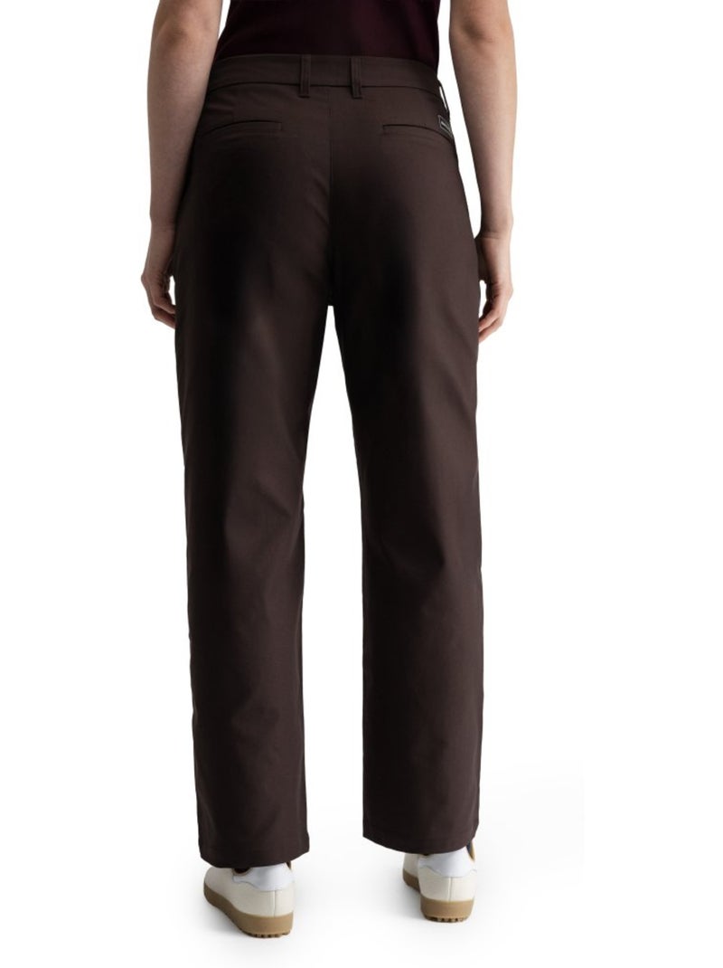 Pantalon de golf coupe droite femme golf femme iron-w dark Marron - Kiabi